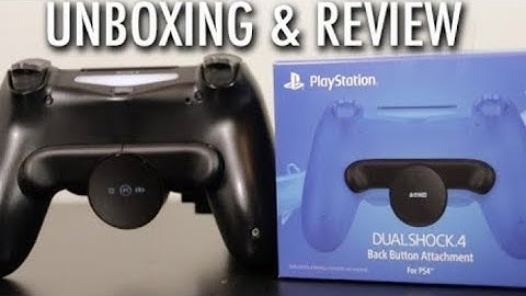 PS4 back button unboxing review (gameplay)