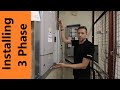 Fitting a new three phase panel - (and a bit of steel trunking) | Thomas Nagy