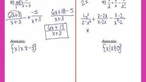Day 2 - Adding, Subtracting, and Complex Fractions