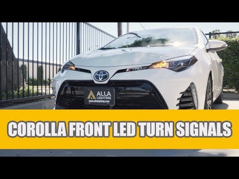 How to Replace 2014-2019 Toyota Corolla Front Signal Light w/ LED Bulb