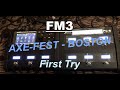 Fm3  axefest  boston  premier essai first try  nicolas desmarest