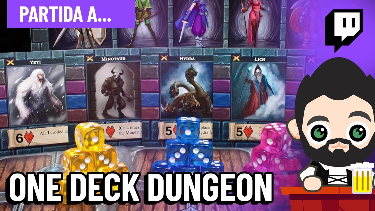 Mazomorra (One Deck Dungeon) En Español – Juego De Mazmorras Roguelike Para 1-2 Jugadores, Fácil De Aprender