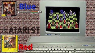 Atari ST vs C64 Battle Chess