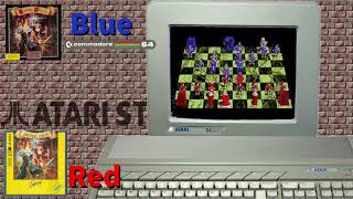 Atari ST vs C64 Battle Chess