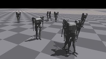 MIT Humanoid - Locked Leg Policy with Reinforcement Learning and Nvidia IsaacGym