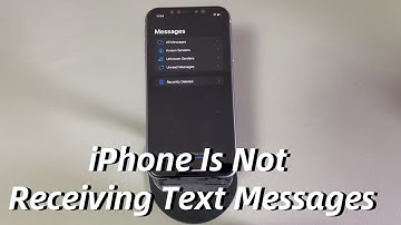 My iPhone Is Not Receiving Text Messages. How to Fix It to Get Messages Show Up Again?