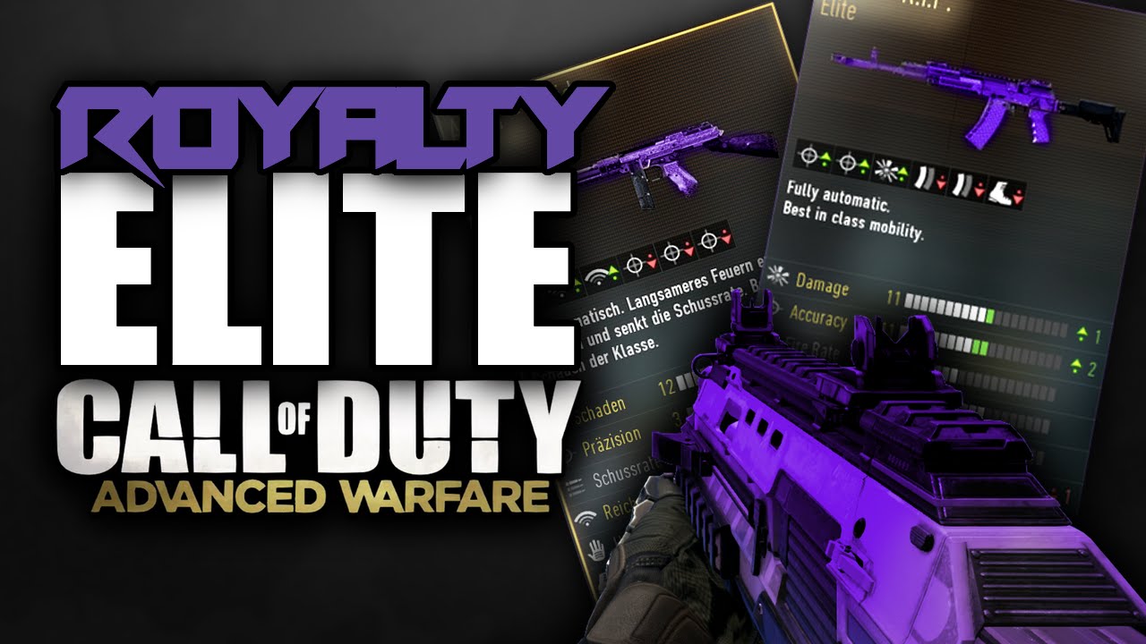 NEW Purple Royalty ELITE Weapon Varients (Advanced Warfare)