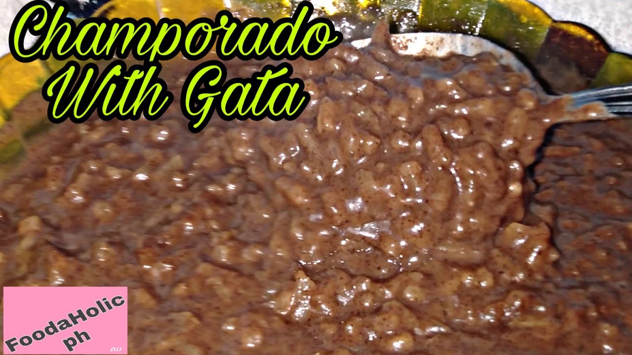 Champorado na may Gata Snack Idea YouTube