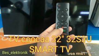 UNBOXING TV coocaa 32 inch smart tv 32S3U
