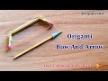 Make a Paper Bow and Arrow// Paper Bow and Arrow that Shoots! 🏹 कागज का धनुष कैसे बनाएं?