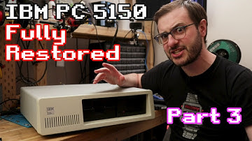 Finishing the restoration on this IBM PC 5150