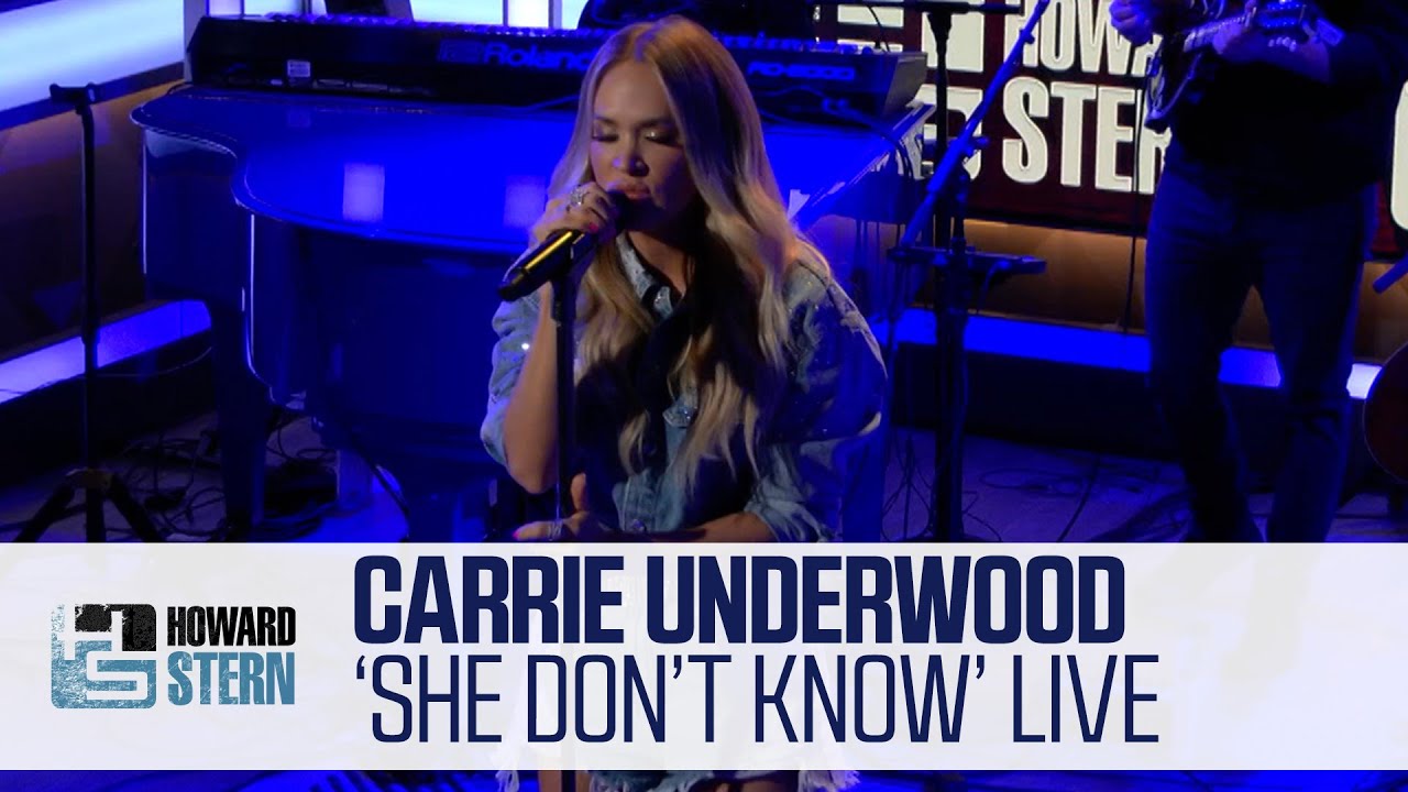 Carrie Underwood “She Don’t Know” Live on the Howard Stern Show