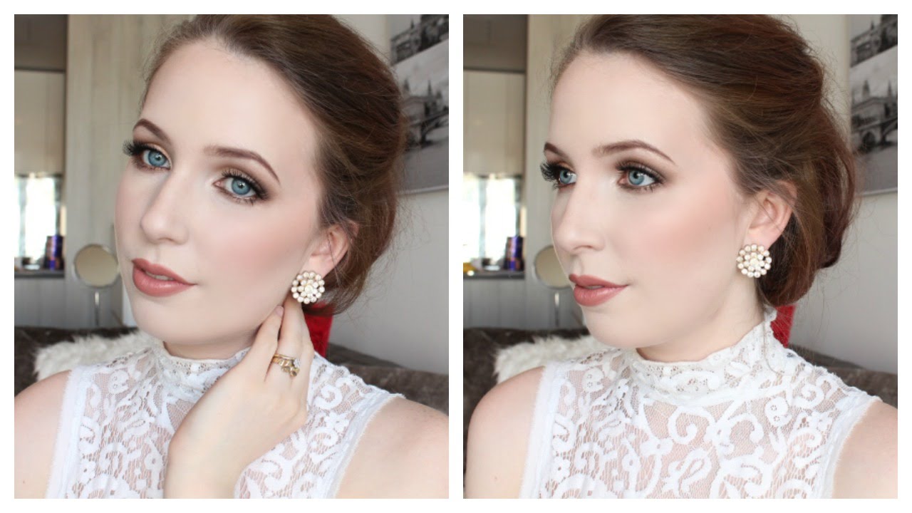 bridal makeup for blue eyes ♡ arna alayne ♡ collab w hannah carson