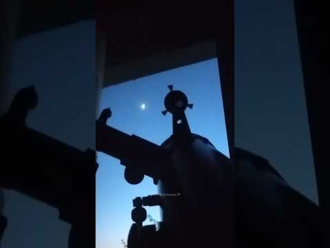 ✅Покрытие Луны и Звездой в телескоп / Covering the Moon and Star through a telescope #космос #луна