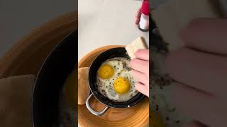 Día 11/365: Huevo Frito Perfecto comida huevosrevueltos receta huevos cocina panconhuevo