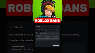 ROBLOX IS GOING TO BAN YOU