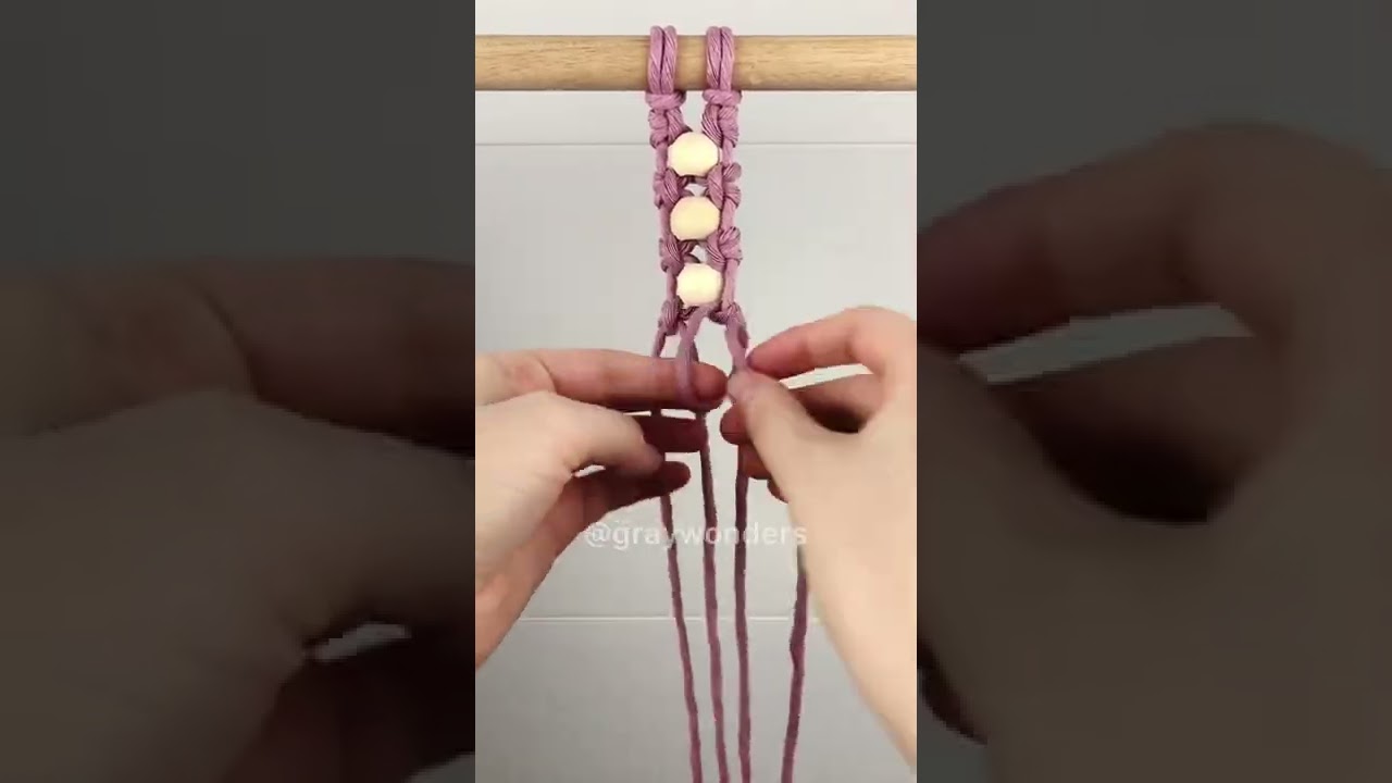 How to Make a Easy Macrame Cross with Beads « Jewelry :: WonderHowTo