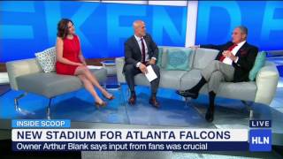 NFL's Newest Stadium - Falcons owner Arthur Blank w/ Lynn Smith & Coy Wire