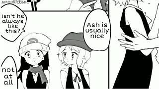 Amourshipping comic [Ash x Serena] ft Dawn || Pokemon ||