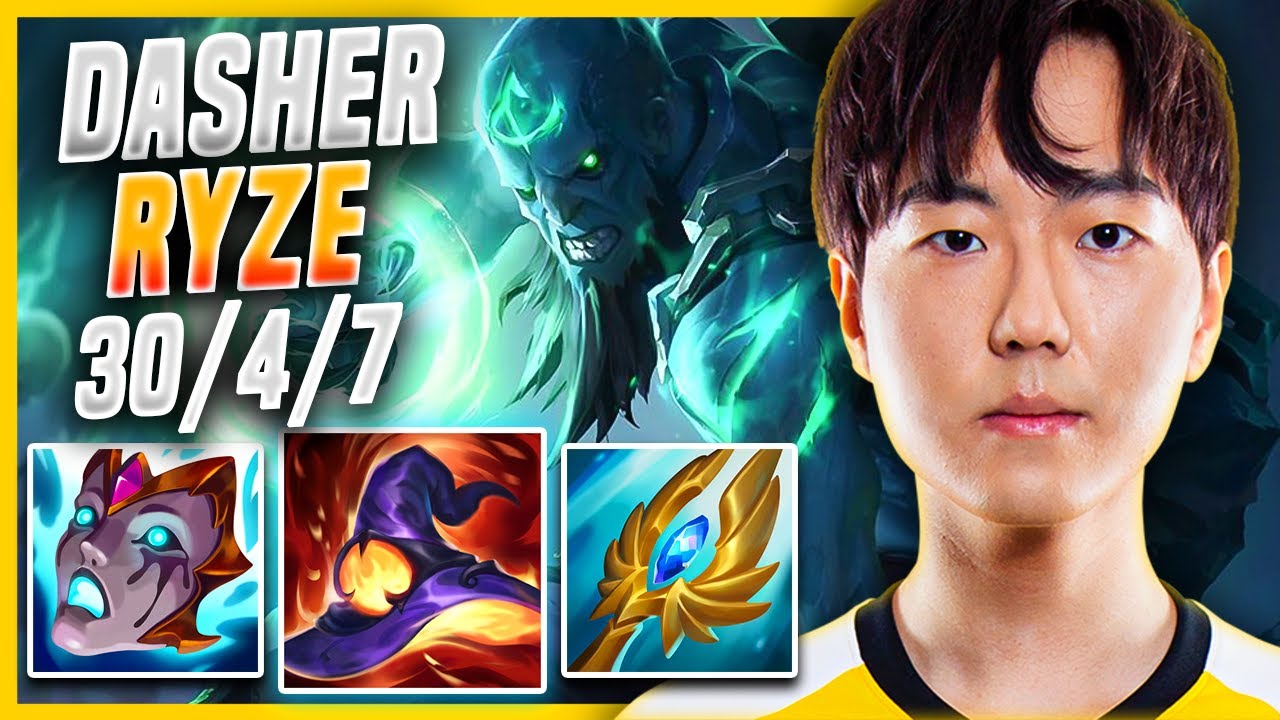 Dasher Ryze MID vs Orianna - KR Challenger Patch 11.3