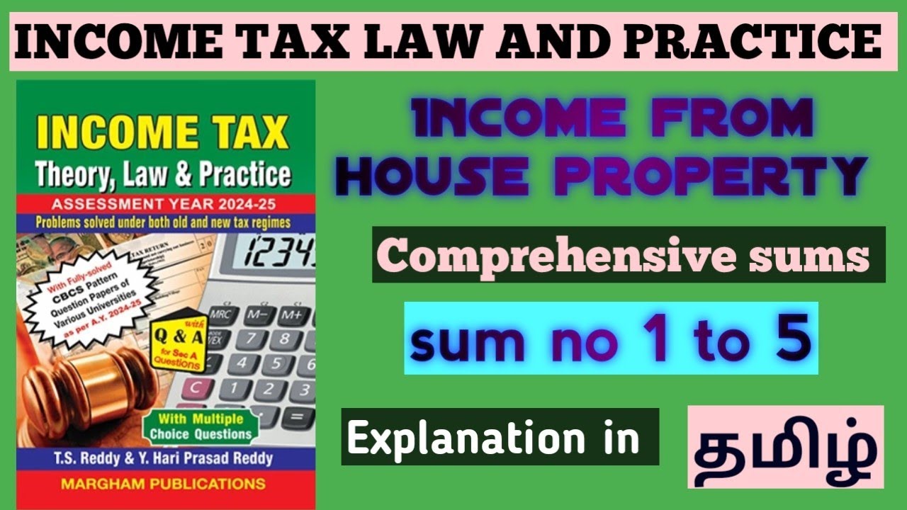 INCOME FROM HOUSE PROPERTY ( Comprehensive sums ) 1 to 5 explanation in tamil
