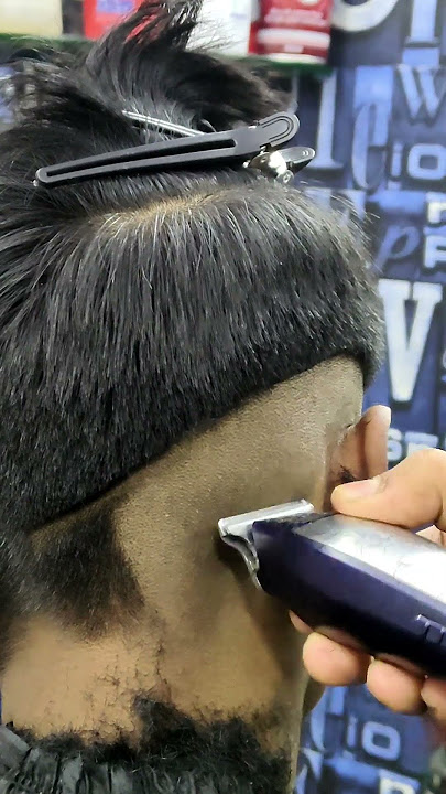 Zero Cut on Long Hair | Stylish | two steps cut | Faded hair cut