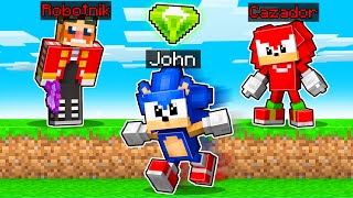 Minecraft: SONIC vs ASESINO  😱🔪 MINECRAFT SPEEDRUN vs ROBOTNIK y KNUCKLES