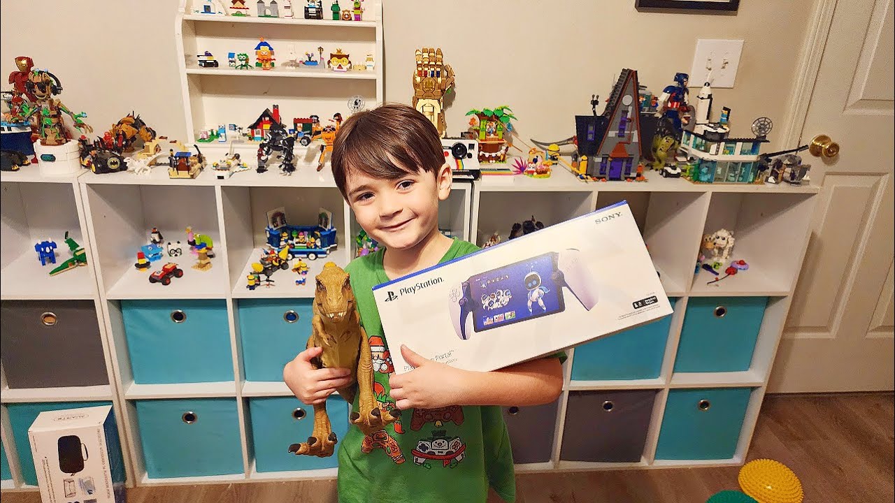 2024 Christmas haul PlayStation Portal, T Rex Dino, Some clothing, and other cool stuff