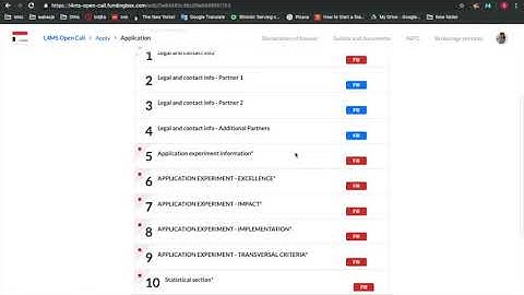 Open Call 2019: Application step-by-step