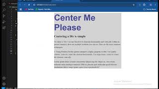 Center a Div with margins HTML/CSS_Auberlin Keyanpi