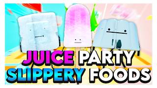 Roblox SECRET STAYCATION JUICE PARTY WITH SLIPPERY FOODS! 💦 screenshot 1