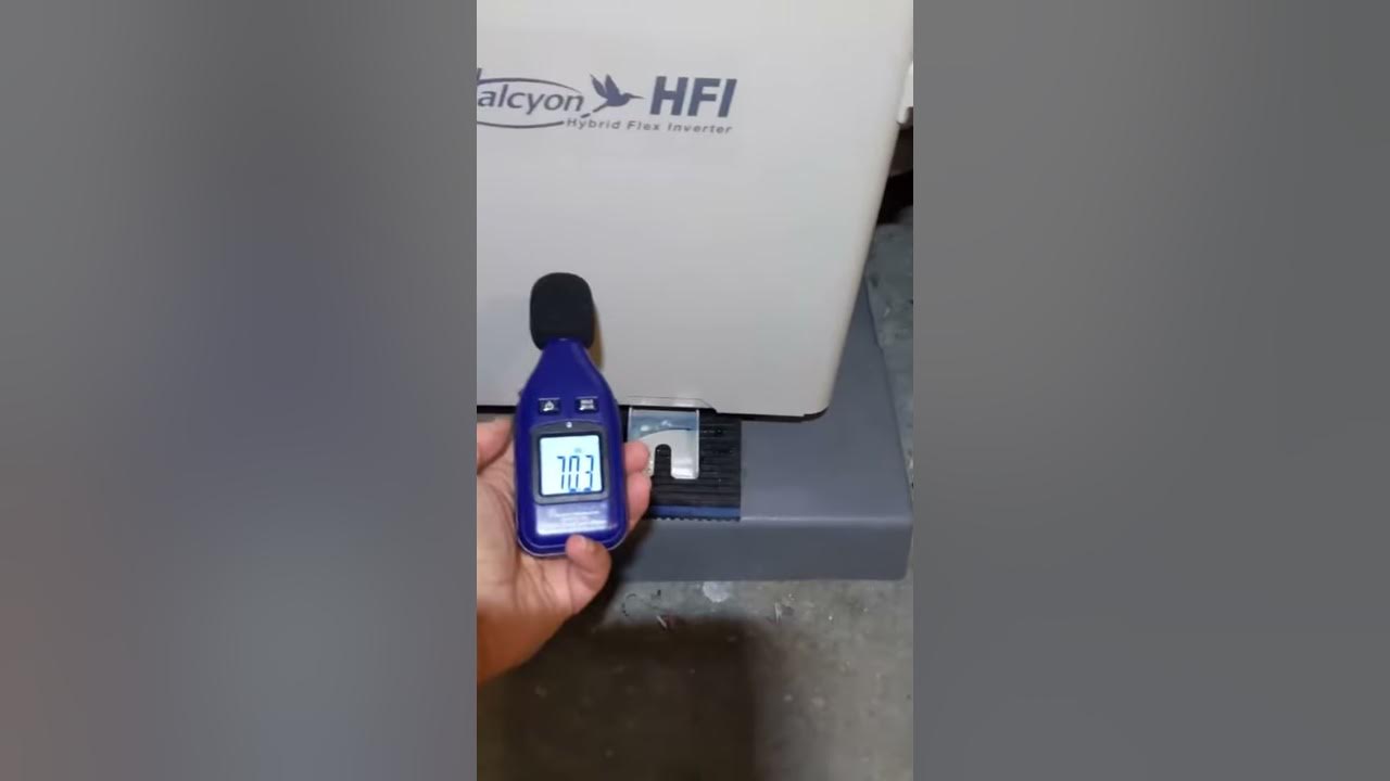 Fujitsu AOU24RLXFZ loud compressor noise (panel closed with dB meter