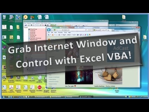Populate and Click on Internet Explorer Windows Already Open Using Excel VBA