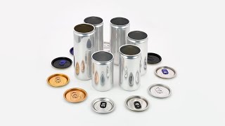 Sleek aluminum cans