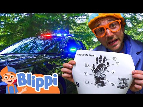 Blippi Visits a Crime Scene | Cartoons for Kids | Childerns Show | Fun | Mysteries with Friends