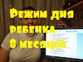 Режим дня ребенка 8 месяцев и его мамы