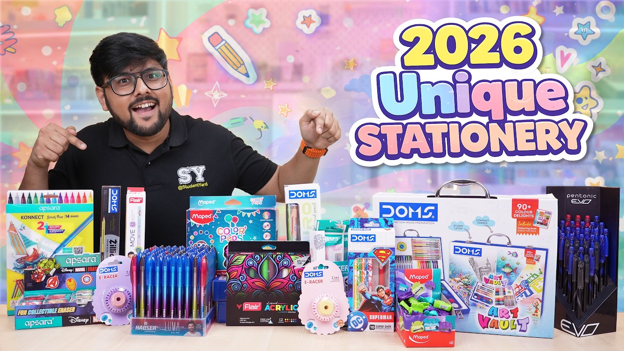 2026’s Most Unique Stationery Launches 🤯 | Pens, Pencils & Art Supplies Review!