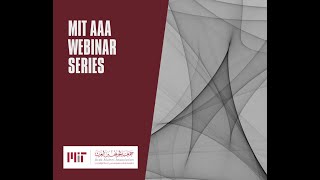 MIT Arab Alumni Association Webinar   New Mobility Innovations in Transportation