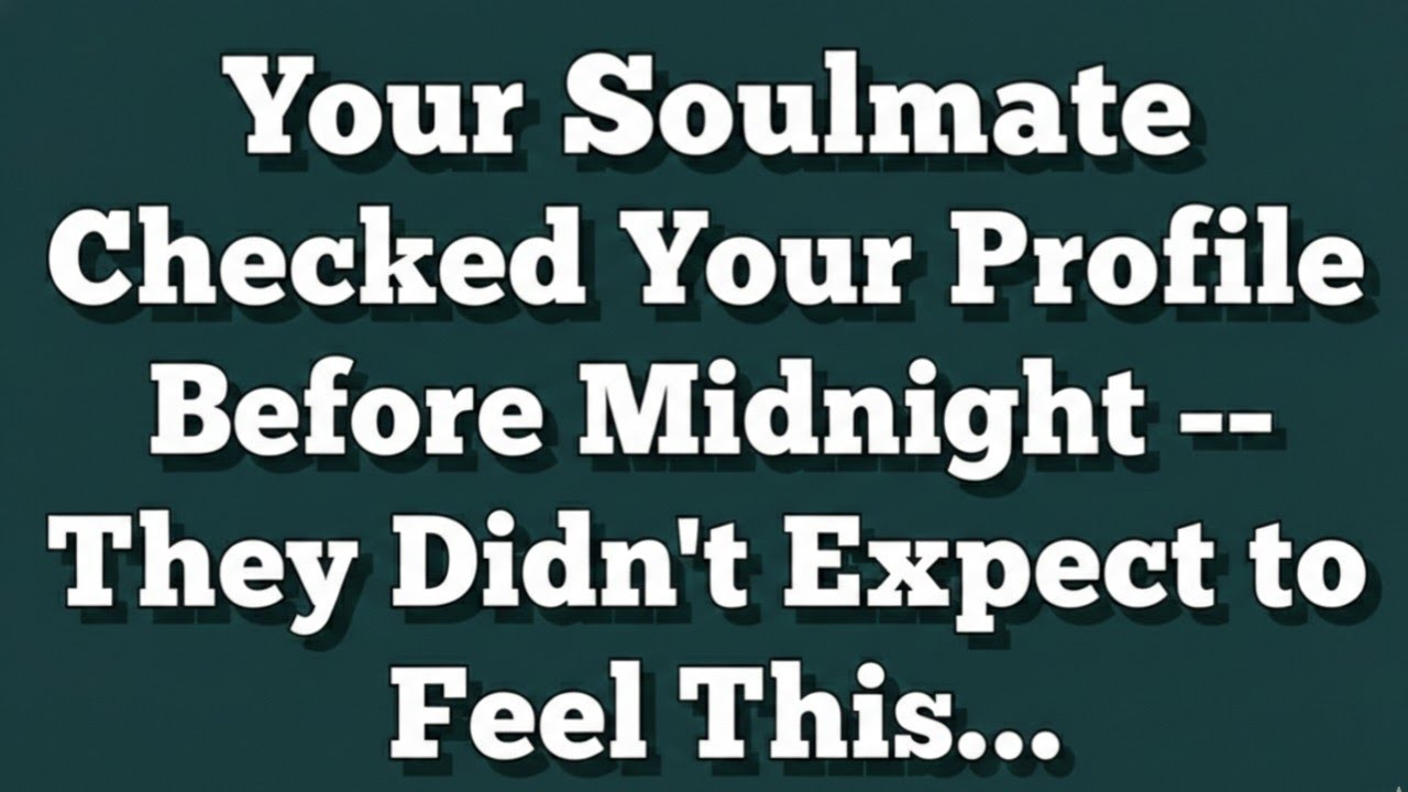 Your Soulmate Checked Your Profile Before Midnight — They Didn’t Expect to Feel This…