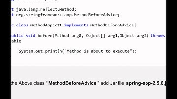Spring Chapter 13 - AOP(Hello World Example)