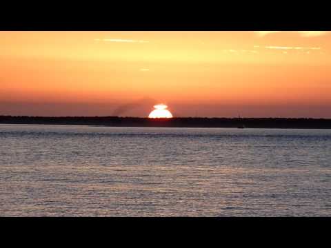 Luftspiegelung-Sonne mit Heiligenschein