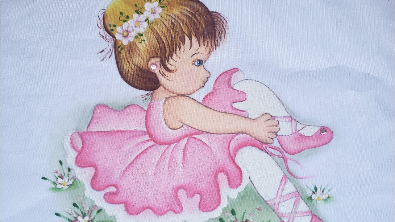 COMO PINTAR BONEQUINHA, EM FRALDAS E  FRONHAS, PARA INICIANTES.