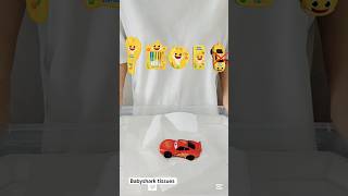 Babyshark tissues #trend #toys #asmr #experiment #papernapkin #sonic #shorts #babyshark #sega News
