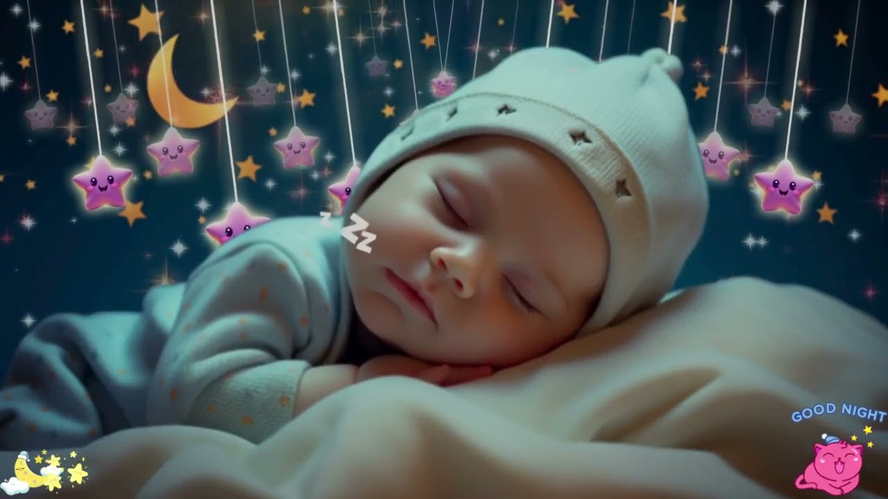 Baby Sleep Music for Instant Relaxation 💤 Mozart & Brahms Lullaby | Sleep in 3 Minutes 🌙