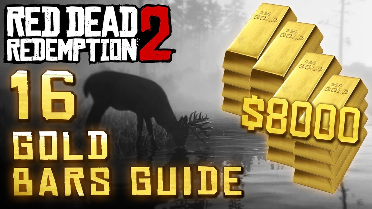 Red Dead Redemption 2 - 16 Gold Bar Locations loot) - YouTube