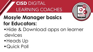 Mosyle Manager basics for Educators