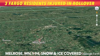 3 Fargo Residents Injured In Interstate-94 Rollover Crash