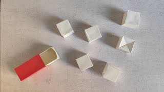 Pop Up Cubes In A Box Tutorial | Jumping Cubes | 3D Pop Up Cubes | Valentine's Day Gift Ideas #gift