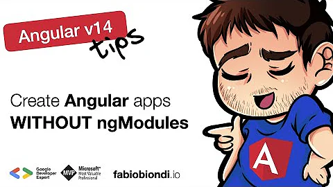 How to create Angular (v14) applications without ngModules (by using Standalone components)