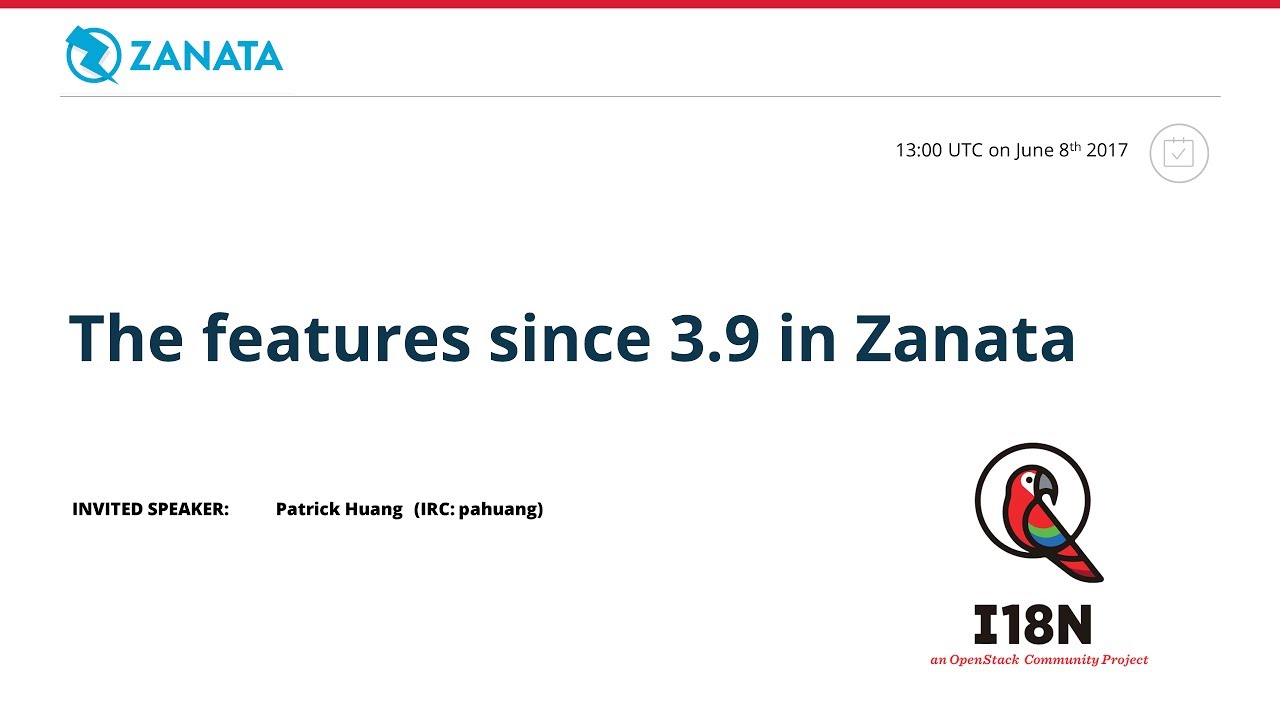 [I18n] The features since 3.9 in Zanata